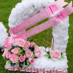 artificial funeral flowers gates of heaven wreath