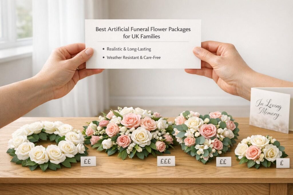 Best Artificial Funeral Flower Packages for UK Families