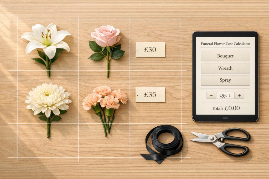 Funeral Flower Cost Calculator
