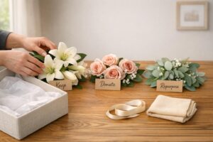 What to Do With Artificial Flowers After the Funeral Service