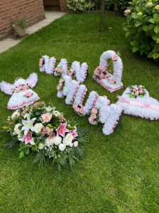 artificial flowers for graves Funeral and Memorial Floral Services