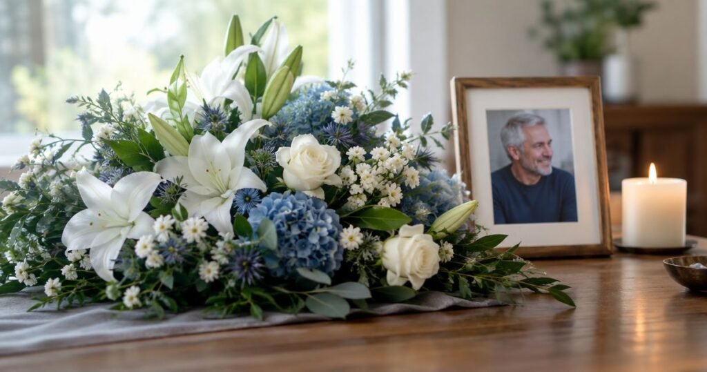Best funeral flowers for a husband in 2026