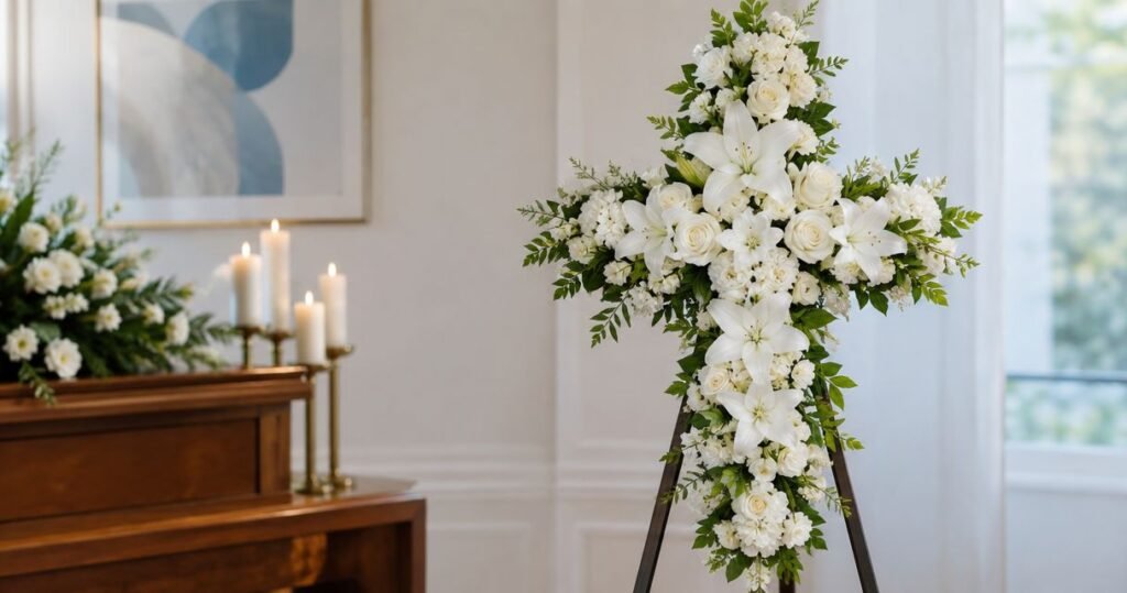 Best silk flower crosses for a funeral tribute in 2026